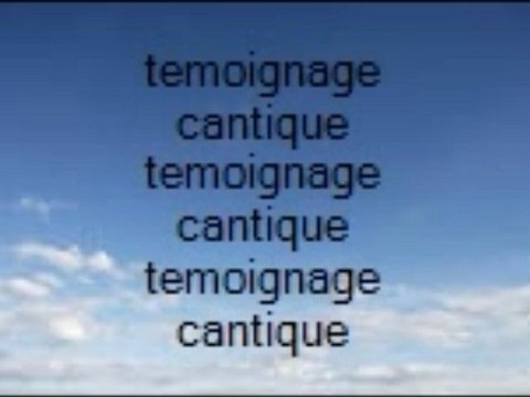 cantique et temoignage (par pasteur-evangeliste )