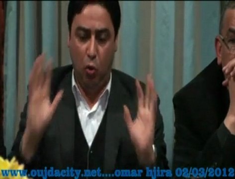 عمر حجيرة رئيس الجماعة الحضرية يكذب ما يقال حول توزيع دكاكين سوق مليلية بوجدة