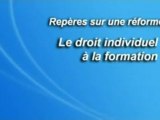 Le droit individuel à la formation