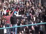 فري برس   حمص   حي الربيع العربي مظاهرة حاشدة رغم القصف في جمعة تسليح الجيش الحر 2 3 2012