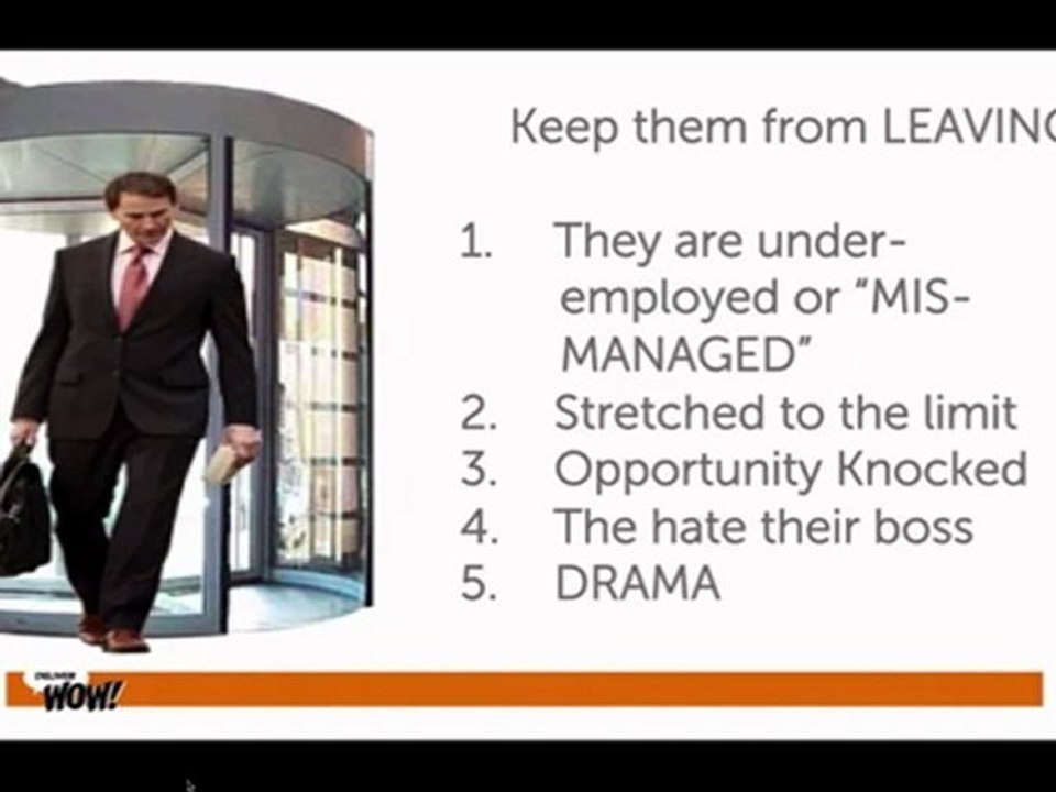 Top 5 reasons employees leave:  #1