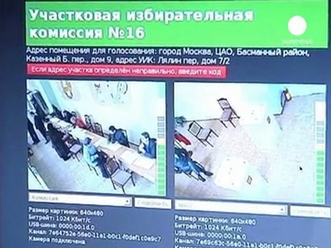 In un seggio di Mosca, tra webcam e osservatori