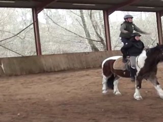 Équitation - voltige au centre équestre du moulin du Goutay dans le 87 en Limousin