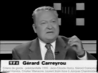 Chiens de garde : Narcy, Carreyrrou, Namias, Villeneuve, Bazin face à Jacques Cheminade (1995)