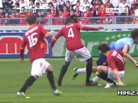 ضربة جزاء غير محتسبة لصالح لاتسيو