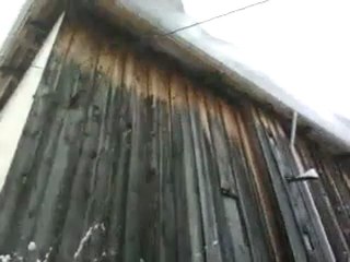 köyde kış kar temizleme 2