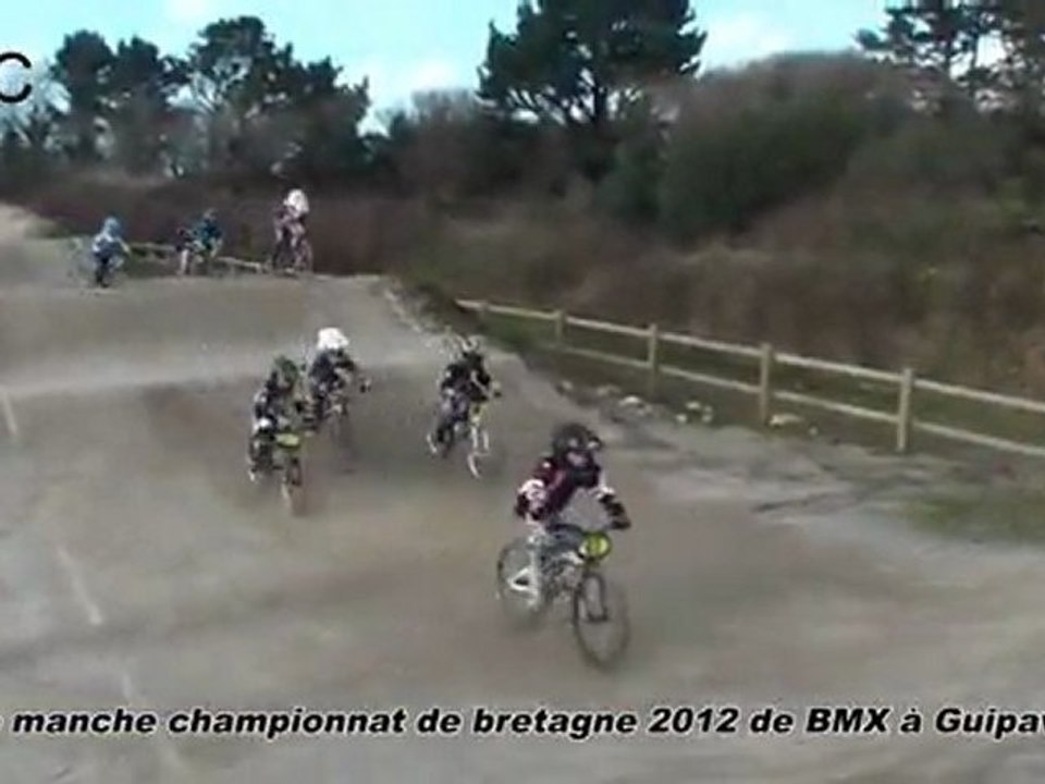 2ème manche championnat de bretagne 2012 de BMX à Guipavas finale prélicencié