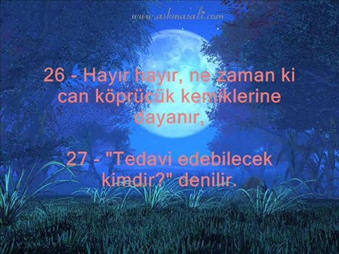 Elmalı Hamdi Mealli Kıyamet Suresi