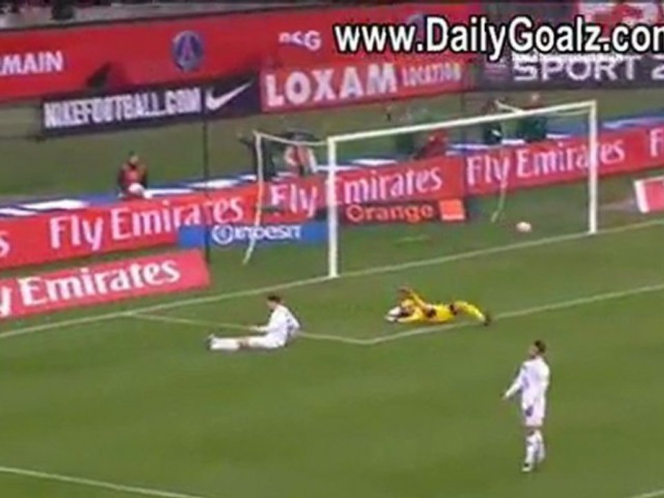 www.dailygoalz.com - but de Javier Pastore PSG vs Ajaccio 1-0