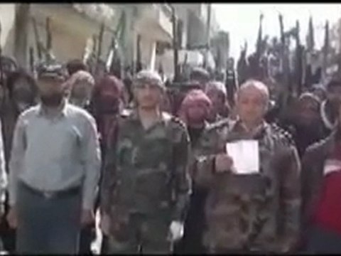 فري برس حمص الرستن بيان كتيبة الحمزة وكتيبة الفاروق 4 3 2012