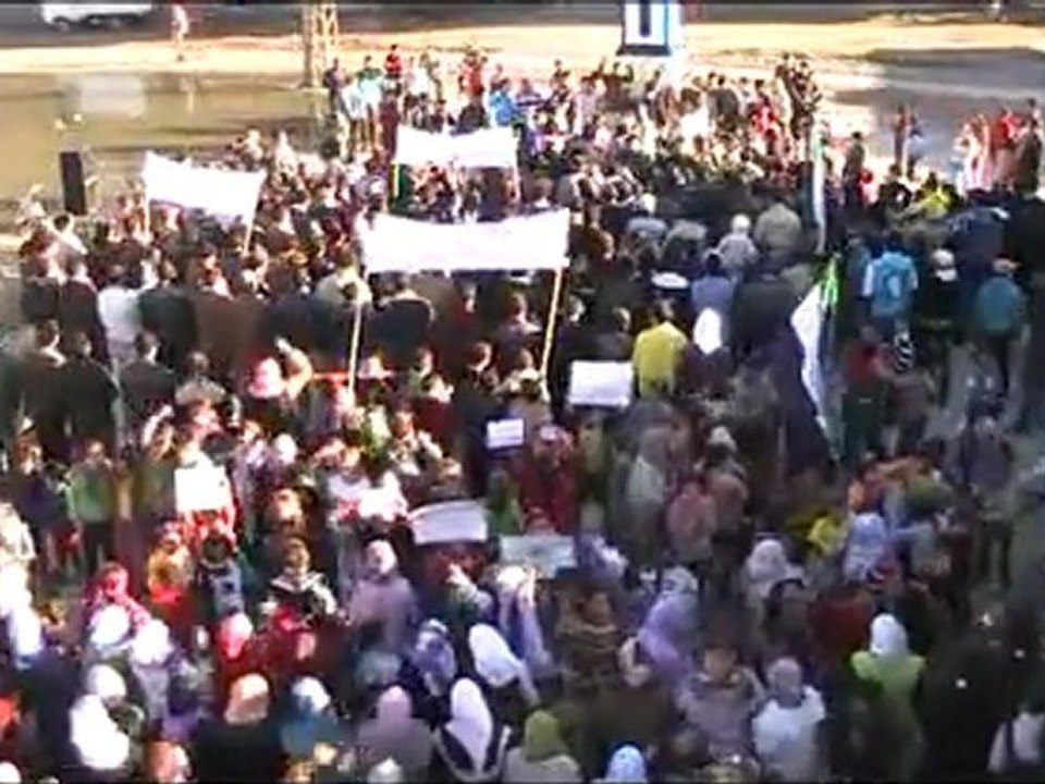 فري برس حمص الحولة مظاهرة مسائية تطالب باسقاط برهان غليون 4 3 2012