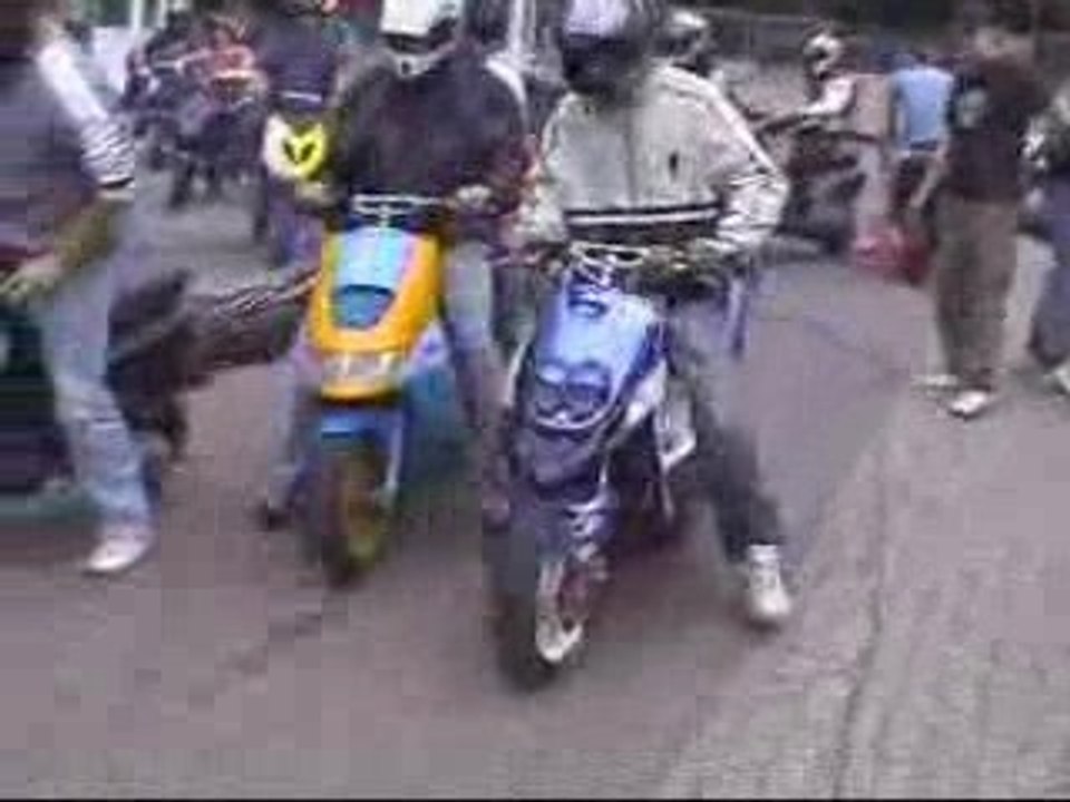 Scooter-depart