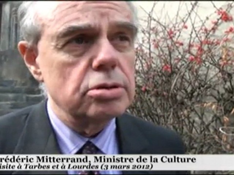 Tarbes Frederic Mitterrand a Tarbes et Lourdes