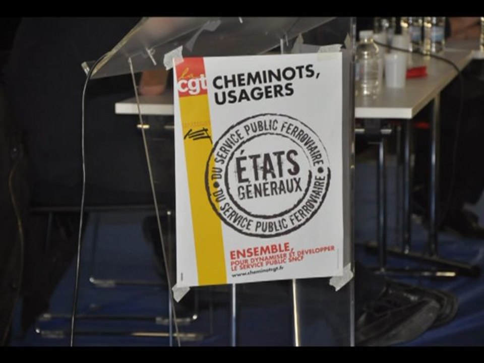 Michel Passet - Etats généraux des services publics ferroviaires de la CGT - Montpellier - 1er mars 2012