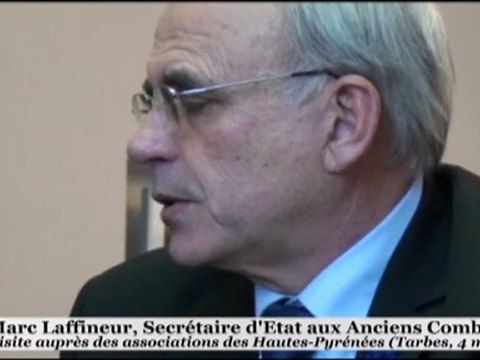 Tarbes Marc Laffineur secretaire d'etat aux anciens combattants (4 mars 2012)