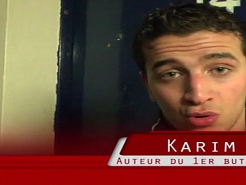 Interviews de Franck Salingue, Karim Belkadi et Jeremy Maytraud après la défaite de Blanc Mesnil face aux Lilas