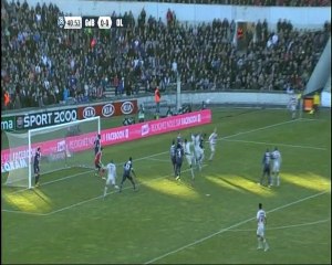 But de Yoan Gouffran face à Lyon en championnat