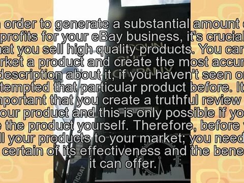 The Importance Of Selling High Quality Products On The eBay Market