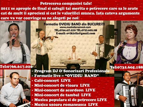 Formatia OVIDIU BAND - CAFE CONCERT