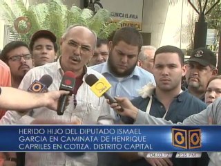Declaraciones de Ismael García sobre herida de su hijo