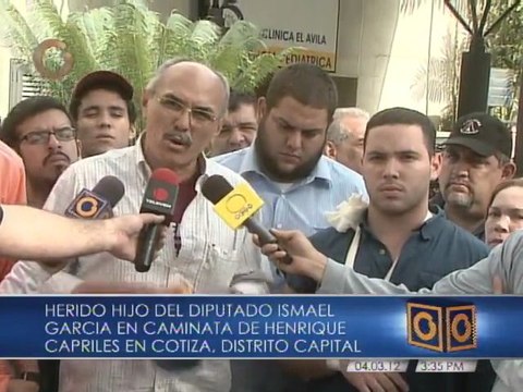 Declaraciones de Ismael García sobre herida de su hijo