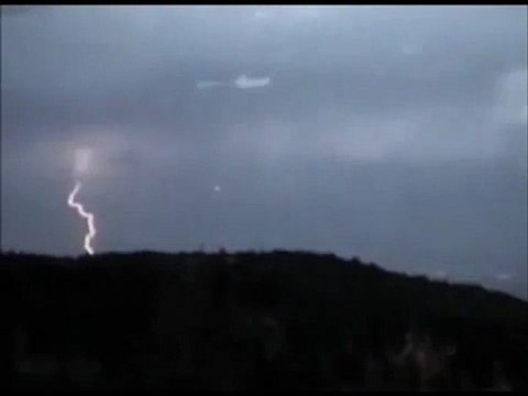 OVNI foudre en boules durant un orage aux USA (2011)