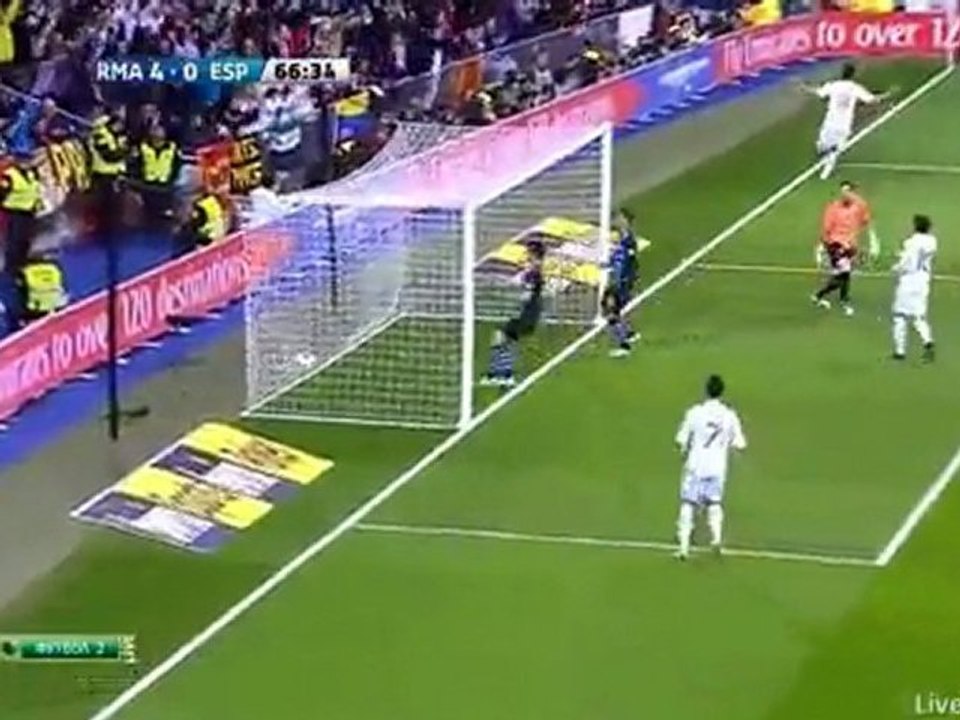 Kaka Ridiculous Goal against Espanyol! 03.04.2012