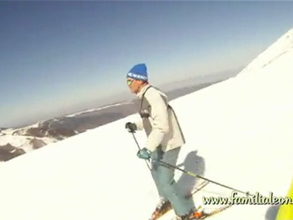 Valdezcaray.- Esquiando el 29-02-12