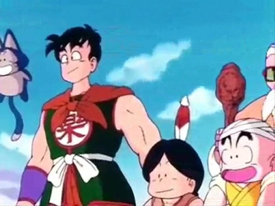 el encuentro de Goku y su abuelito Gohan