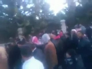 فري برس حلب الباب  تادف تشييع الشهيد يحيى النجار  4 3 2012