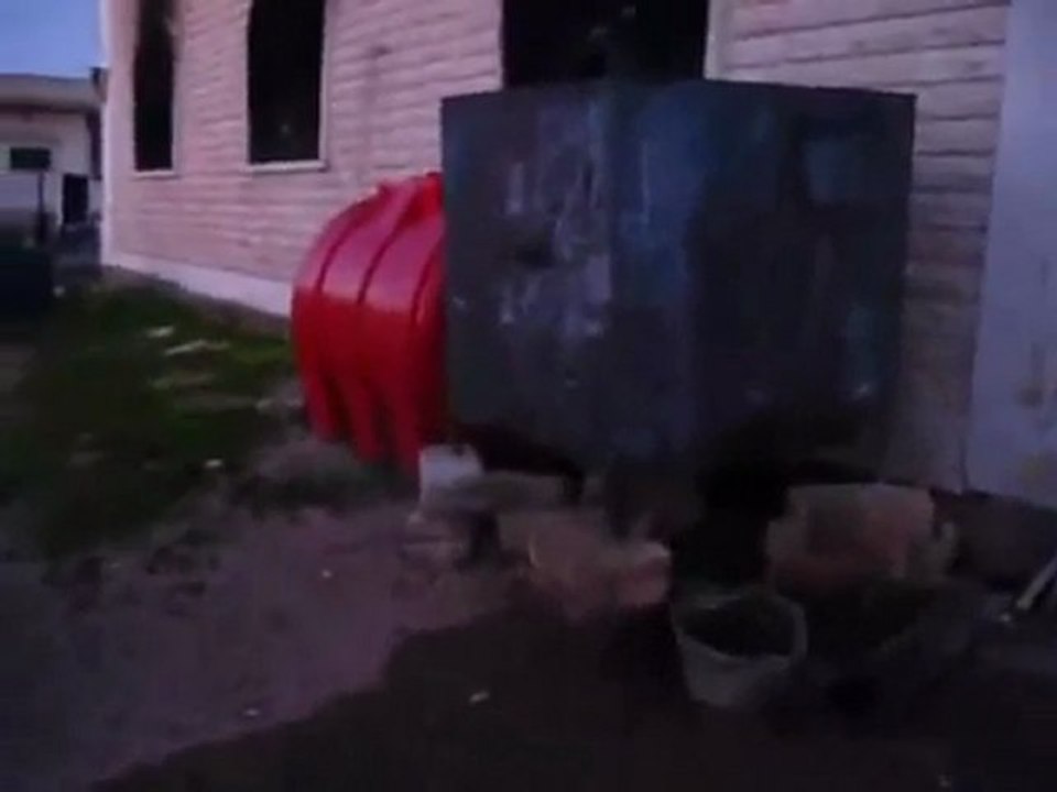 فري برس حرق المنازل في قرية الجبين في ريف حماة  المحتل   4 3 2012