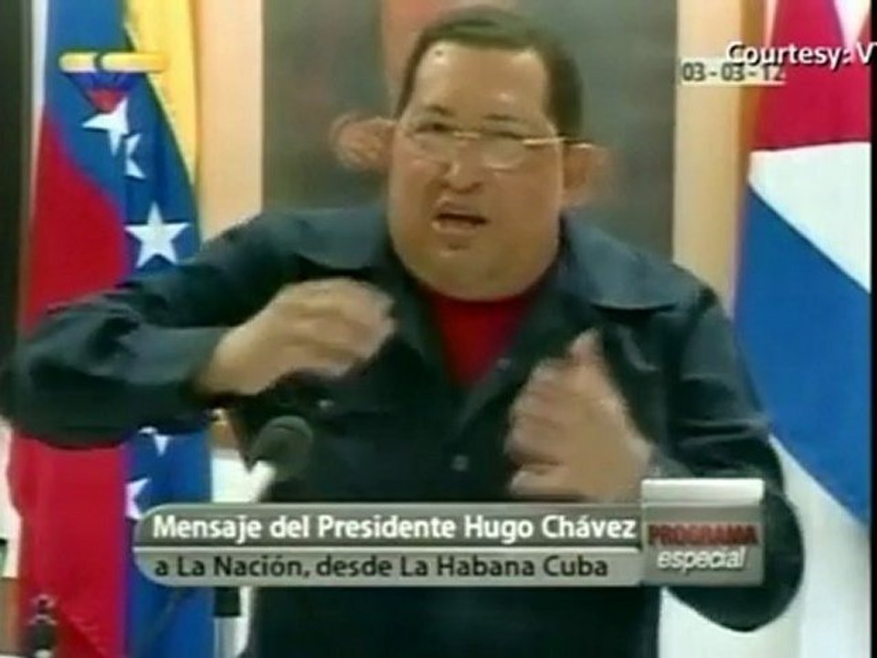 Chavez confirms cancer recurrence