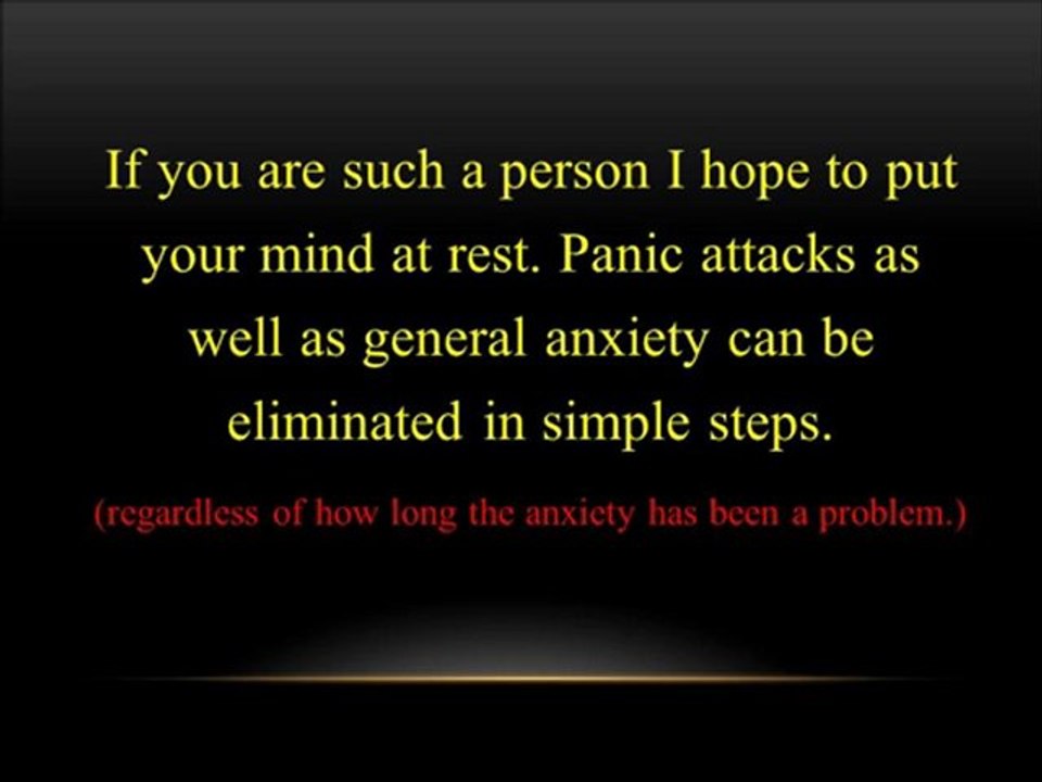★ Watch NOW-How To Stop Anxiety And Panic Attacks★