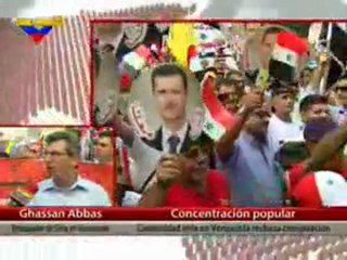 (VIDEO) Concentración popular de apoyo ante embajada de Siria en Caracas repudió injerencia y agresión imperial