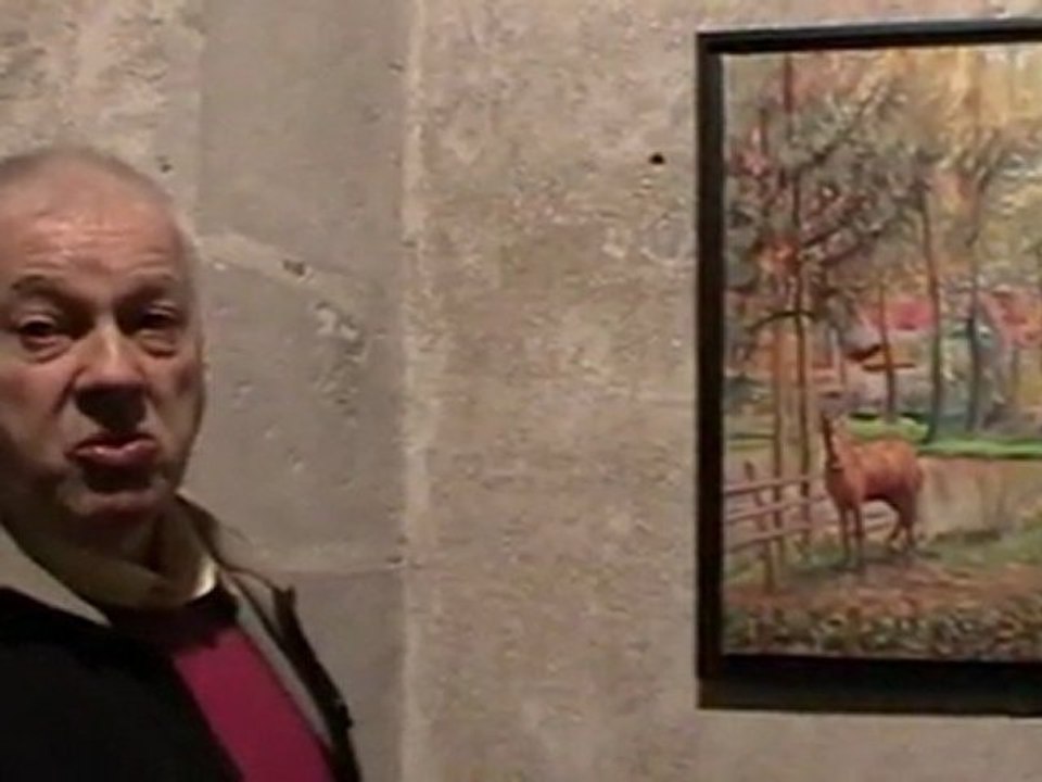 VESOUL : LE PEINTRE ROLAND GARNIER LAVOCAT AUX URSULINES