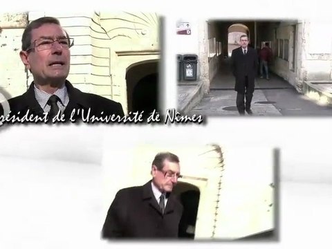 UNE MINUTE AVEC JACQUES MARIGNAN, PRÉSIDENT DE L'UNIVERSITÉ DE NÎMES