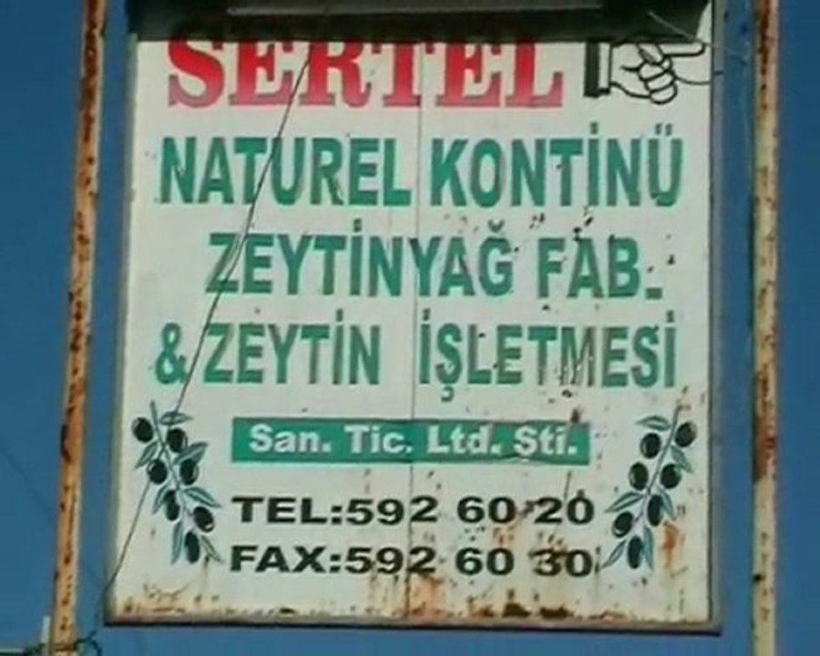 KARAKURT.  SERTSEL.  KOTİNÜ ZEYTIN FABRIKASI,