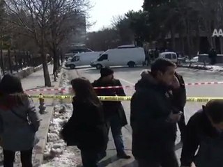 Yargıtay önünde patlama