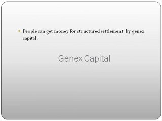 Cash For Structured Settlement