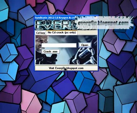 Syndicate 2012 Keygen and Crack - serial number , product code , cd key , no cd crack