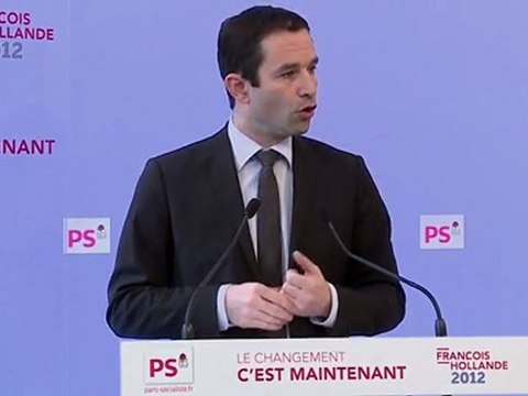 Point presse de Benoît Hamon : la coalition des droites européennes