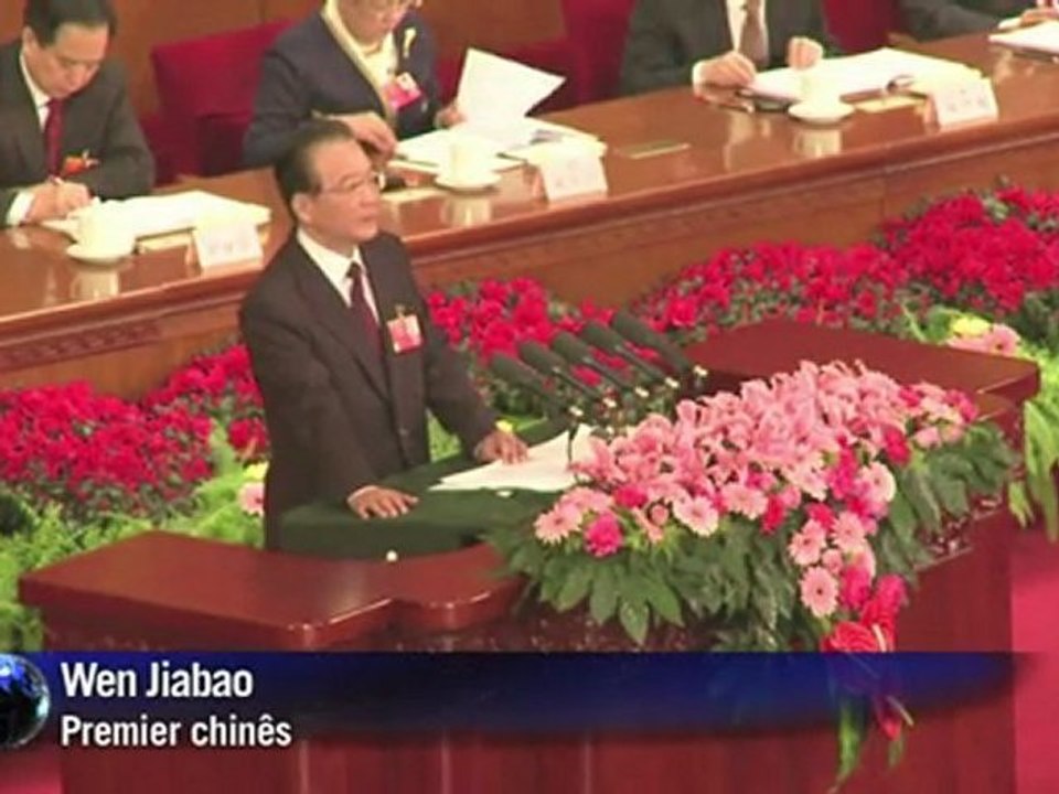 Diminuição do crescimento chinês