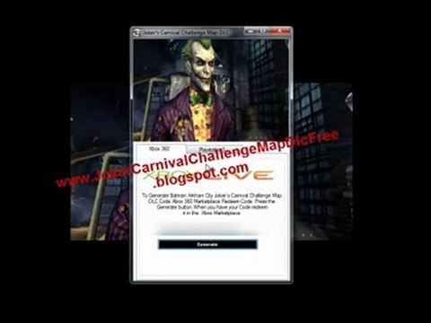 Batman Arkham City Joker's Carnival Challenge Map DLC - Xbox 360 - PS3