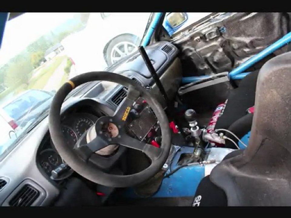 FIAT 500 ABARTH EQUIPAGE PRO EVELYNE LOHR COPILOTE SYLVAIN MORELLEC PILOTE PRO TEAM RALLYE RALLY CAR SUBARU