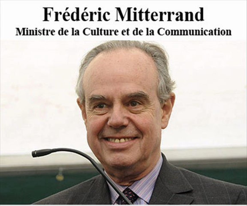 Le discours de Frédéric Mitterrand