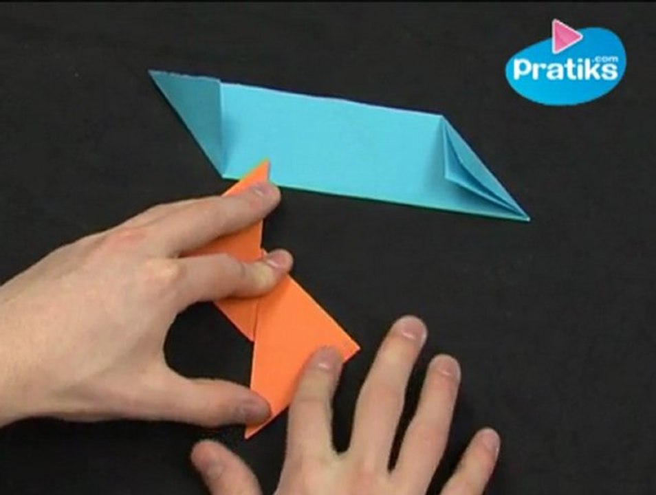 Comment faire un shuriken en origami