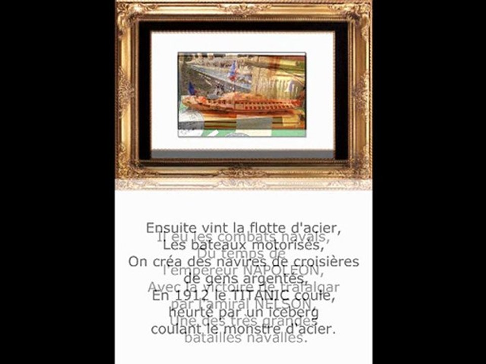 ©BATEAUX POEME THOMAS ANDRE PHOTOS&PHOTOS-PEINTURES MARTINE ANCIAUX©television n°2