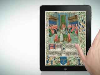 Application IPad de présentation de l'exposition Miniatures flamandes