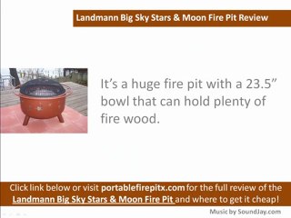 Landmann 28335 Big Sky Stars Moon Fire Pit Review