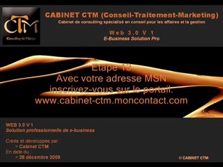 CABINET CTM-Vidéo Web 3.0 V 1